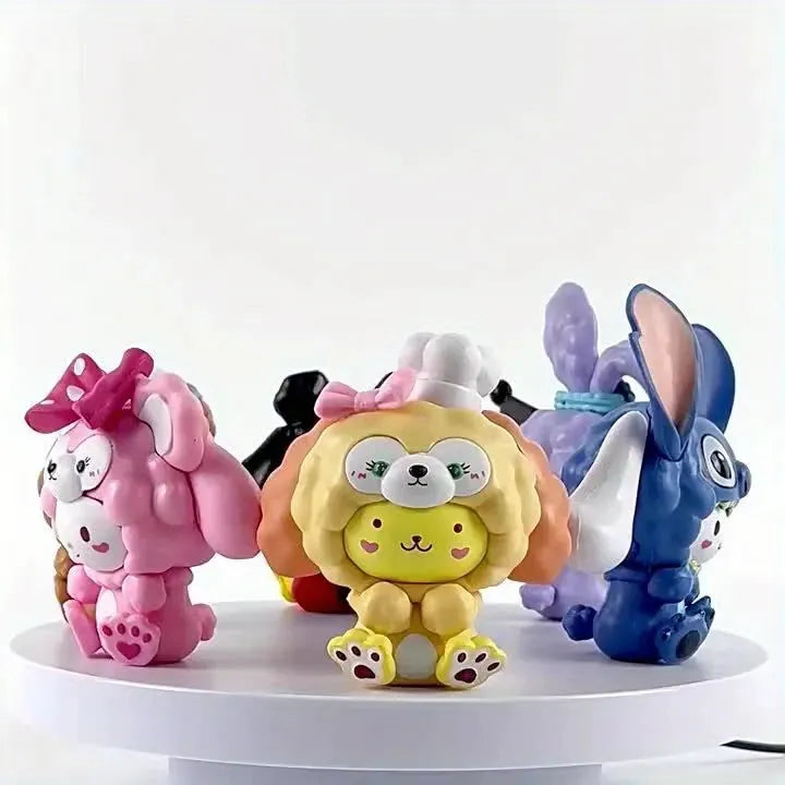 Sanrio Cosplay Ornament Figurines (Set of 6)