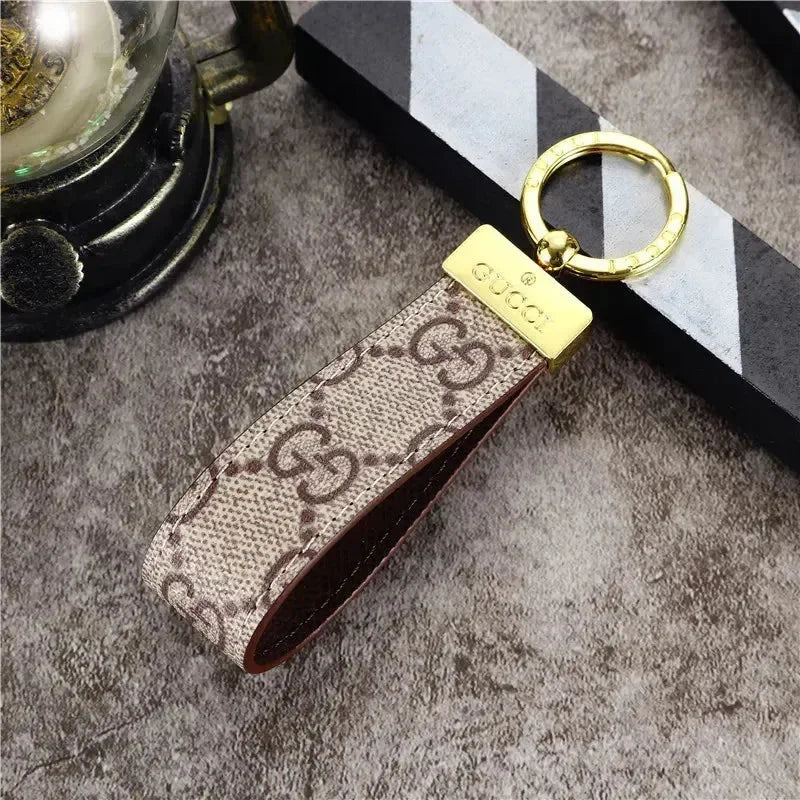 Signature Loop Premium Leather Keychain