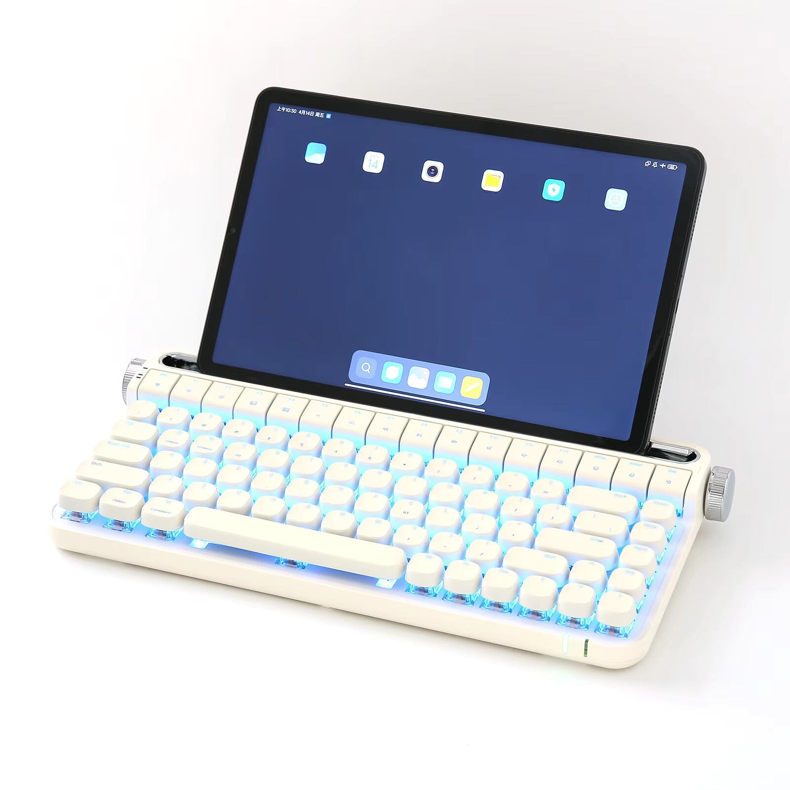 Actto B703 Wireless Bluetooth Keyboard Retro Typewriter Mechanical Gateron Outemu Switch iPad Keyboard With Holder - Bear Hugs