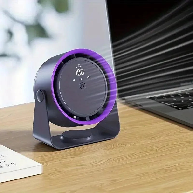 Adjustable 360° Rotation Bladeless Desktop Fan - Bear Hugs