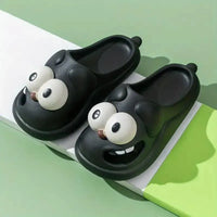 Adorable Kissing Cartoon Fashion Slides - Bear Hugs