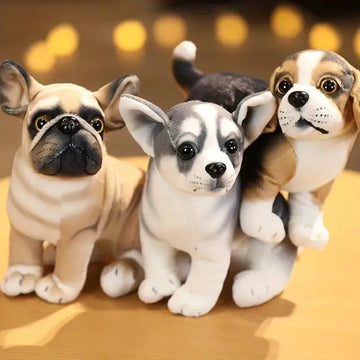 Adorable Realistic Plush Dog Toy - Bear Hugs