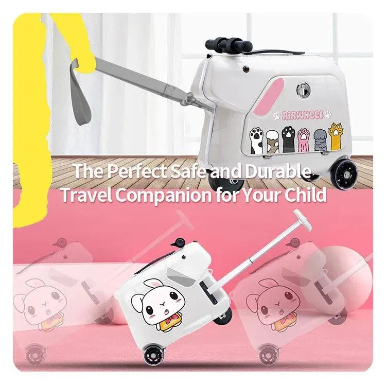 Airwheel SQ3 - The Perfect Electric Smart Luggage for Kids - Bear Hugs