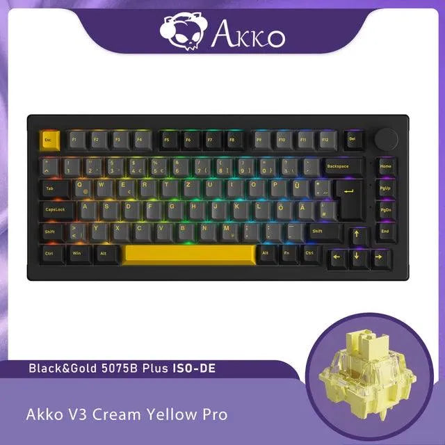 Akko 5075B Plus Mechanical Gaming Keyboard - Bear Hugs