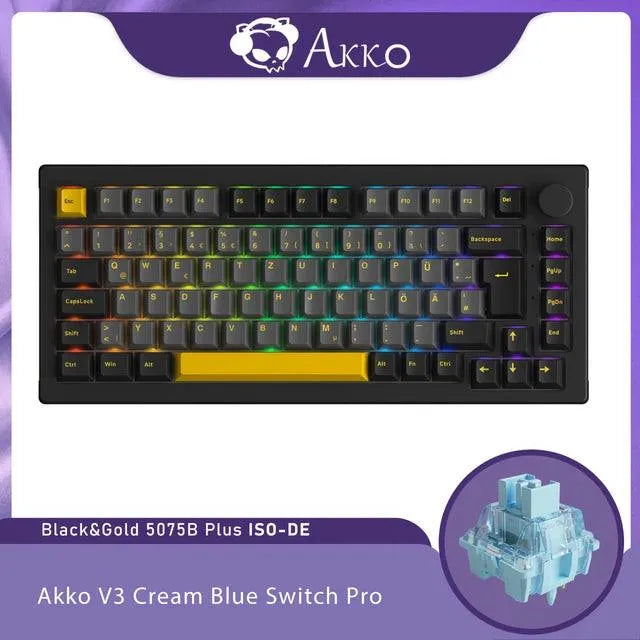 Akko 5075B Plus Mechanical Gaming Keyboard - Bear Hugs