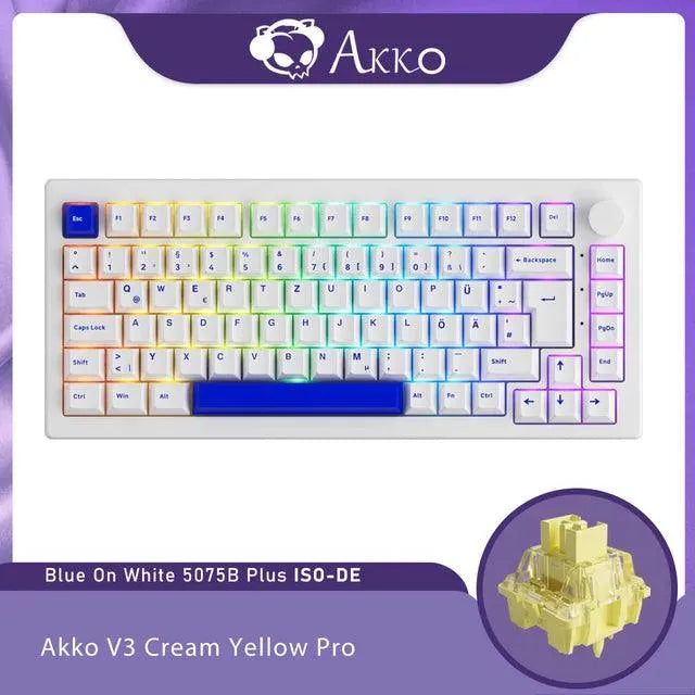 Akko 5075B Plus Mechanical Gaming Keyboard - Bear Hugs