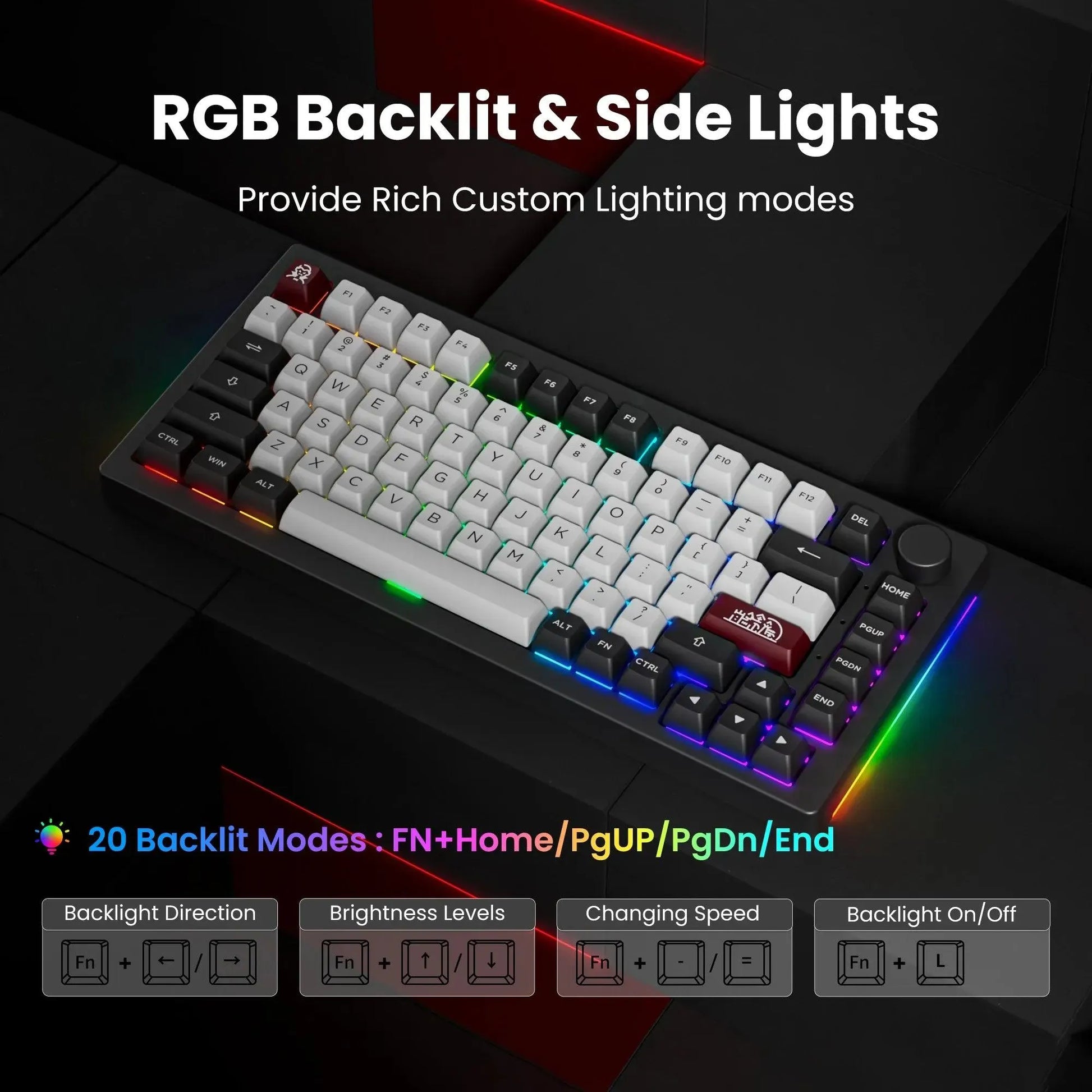 Akko 5075B Plus Mechanical Gaming Keyboard - Bear Hugs