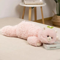 Alpaca Plush Long Animal Pillow - Bear Hugs