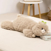 Alpaca Plush Long Animal Pillow - Bear Hugs