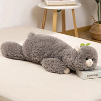 Alpaca Plush Long Animal Pillow - Bear Hugs