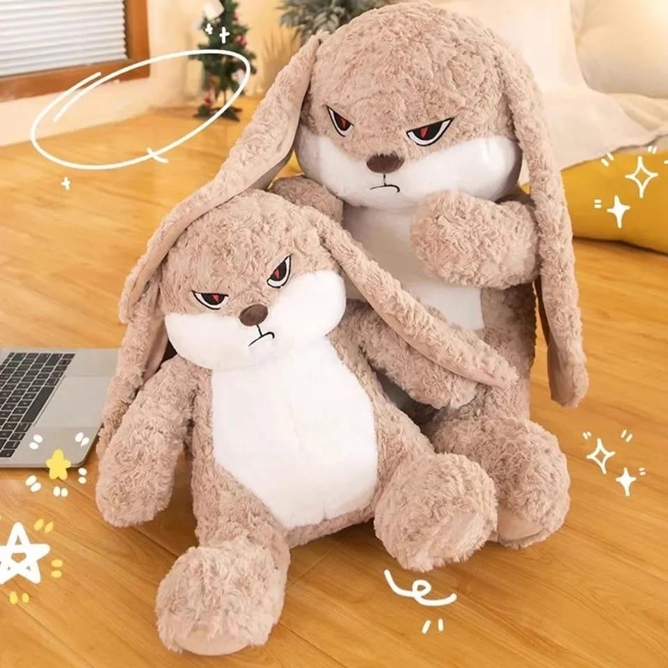 Angry Bunny Plushie - Bear Hugs