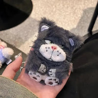 Angry Cat Plush AirPods Case - Bear Hugs