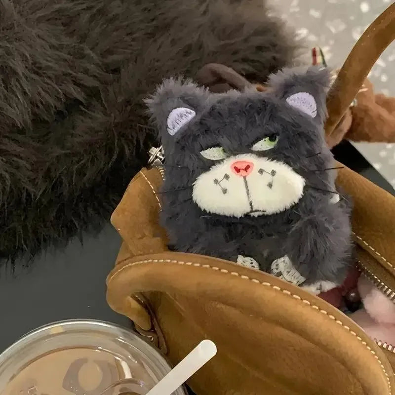 Angry Cat Plush AirPods Case - Bear Hugs