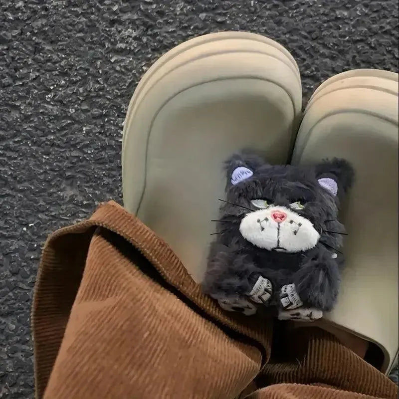 Angry Cat Plush AirPods Case - Bear Hugs