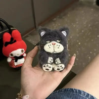 Angry Cat Plush AirPods Case - Bear Hugs