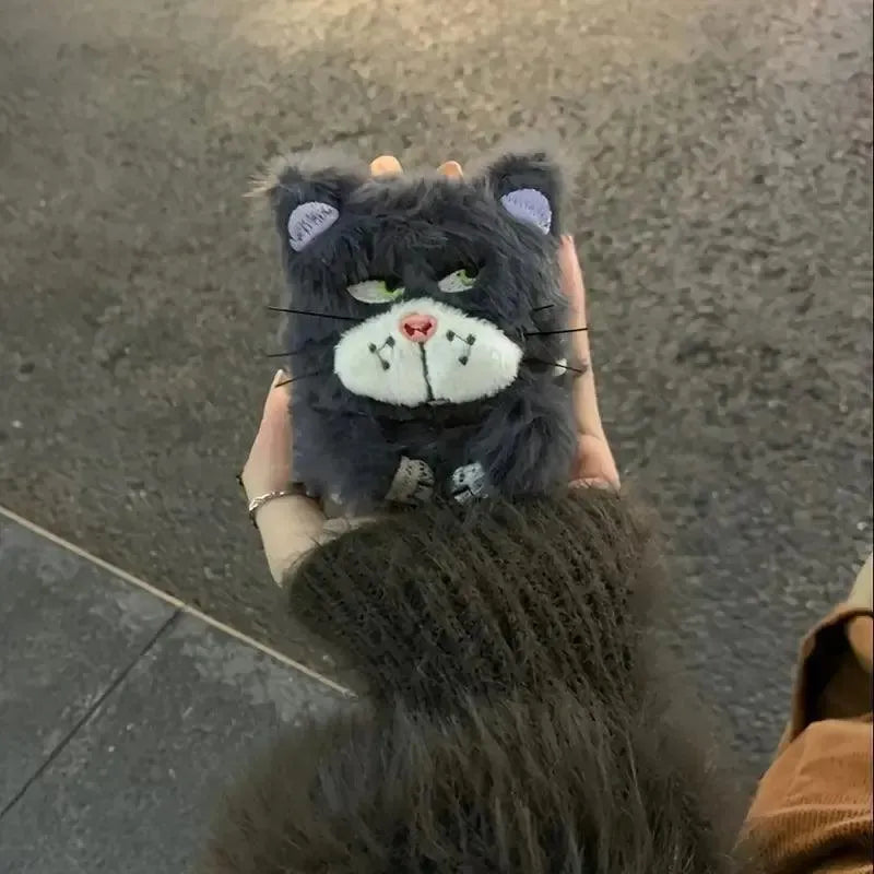 Angry Cat Plush AirPods Case - Bear Hugs