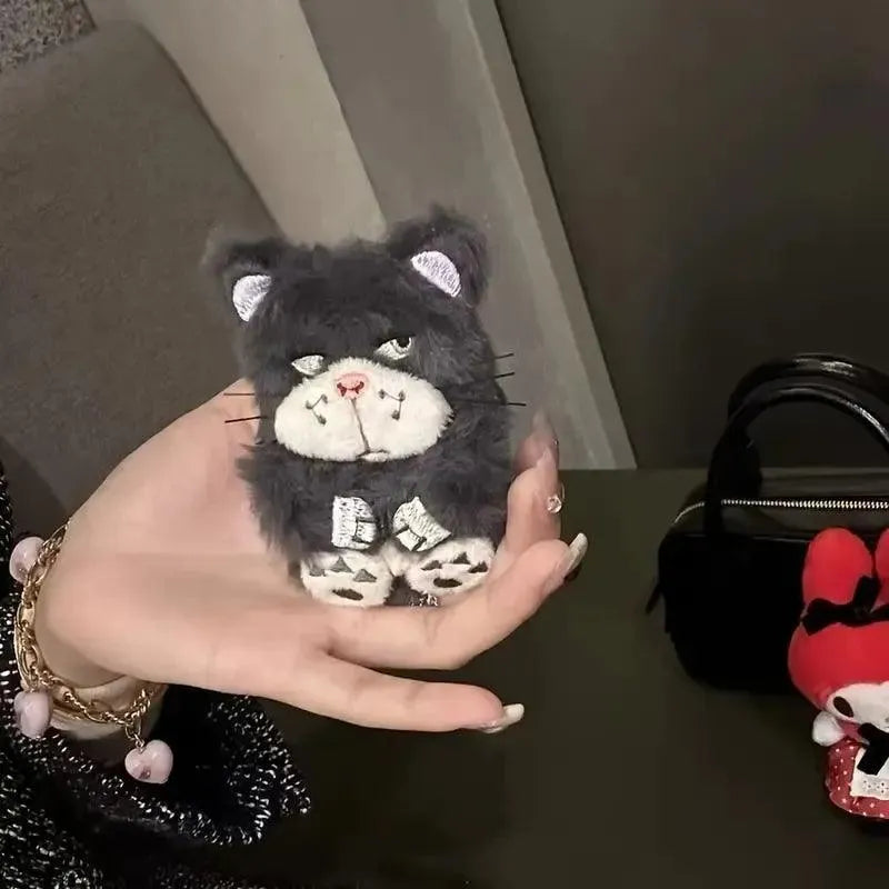 Angry Cat Plush AirPods Case - Bear Hugs