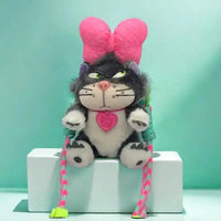 Angry Cat Plush Phone Lanyard - Bear Hugs