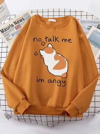 Angy Cat Kawaii Cozy Sweater - Bear Hugs