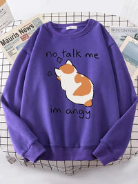 Angy Cat Kawaii Cozy Sweater - Bear Hugs