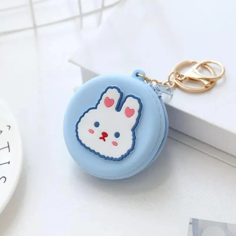 Animal Cartoon Silicone Colorful Bag Key Chain - Bear Hugs