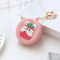 Animal Cartoon Silicone Colorful Bag Key Chain - Bear Hugs