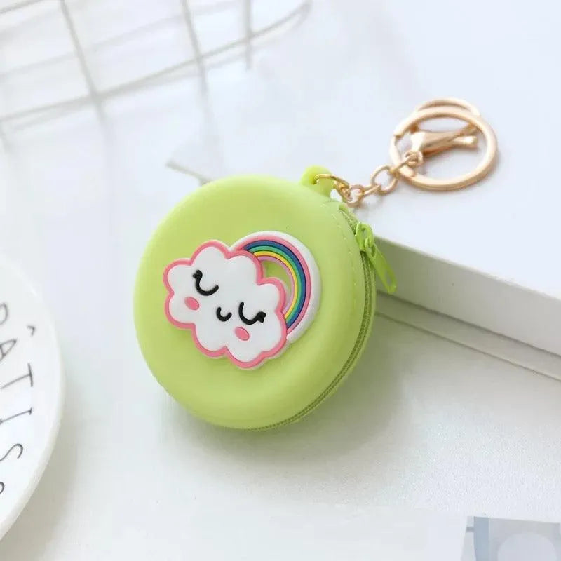 Animal Cartoon Silicone Colorful Bag Key Chain - Bear Hugs