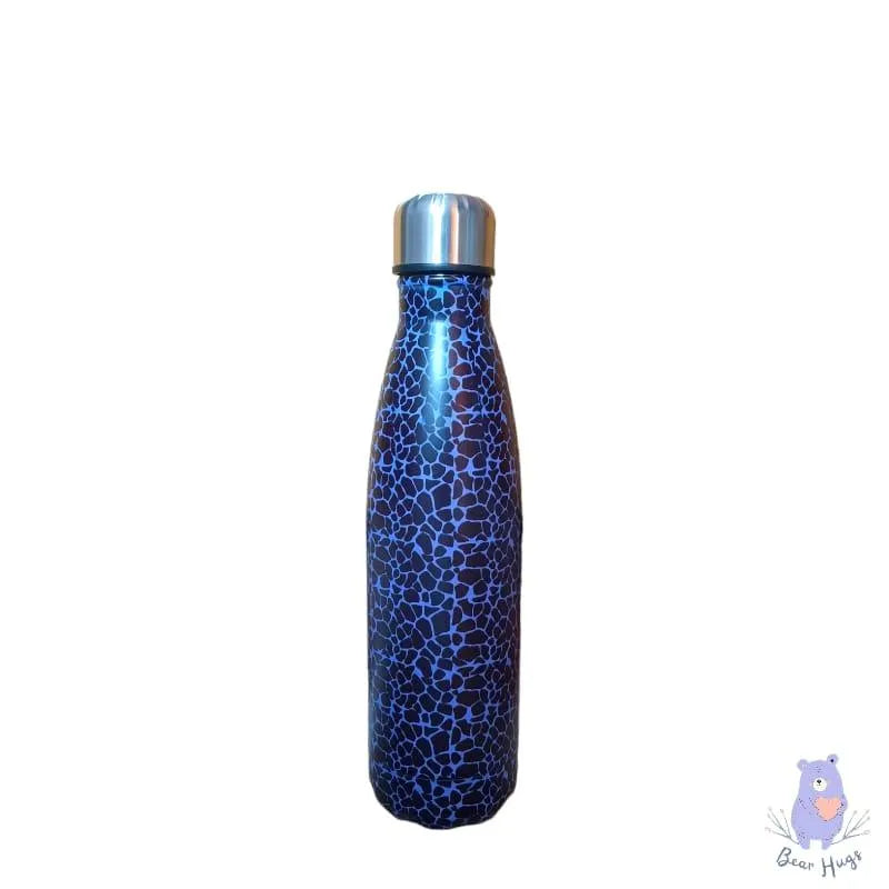 Animal Print Cola Metal Water Bottle (500 ml) - Bear Hugs