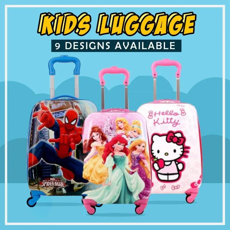 Animated Characters Kids Check-in Suitcase - Bear Hugs