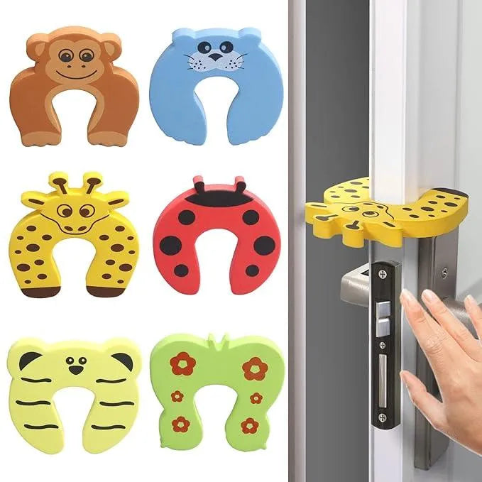 Anti-Pinch Door Stopper For Kids Safety - Bear Hugs