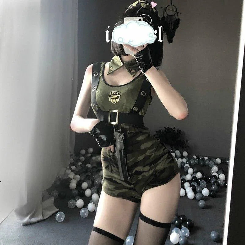 Army Babe Onesie & Lingerie Set - Bear Hugs