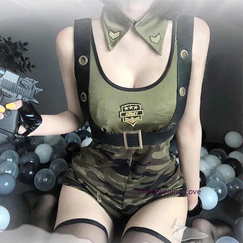 Army Babe Onesie & Lingerie Set - Bear Hugs