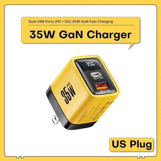 Asometech LED 35W GaN Charger - Bear Hugs