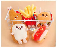 Assorted Plush Snacks Keychain - Bear Hugs