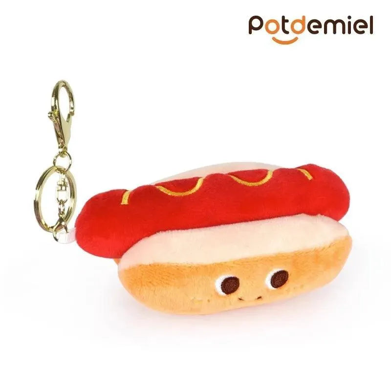 Assorted Plush Snacks Keychain - Bear Hugs