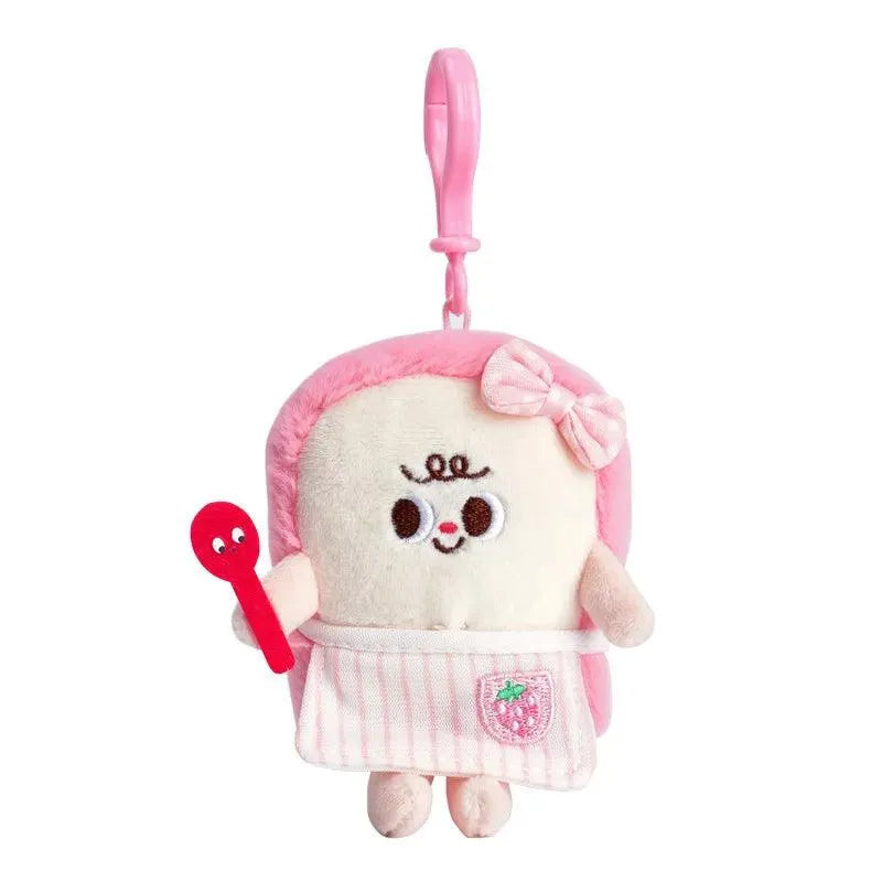 Assorted Plush Snacks Keychain - Bear Hugs