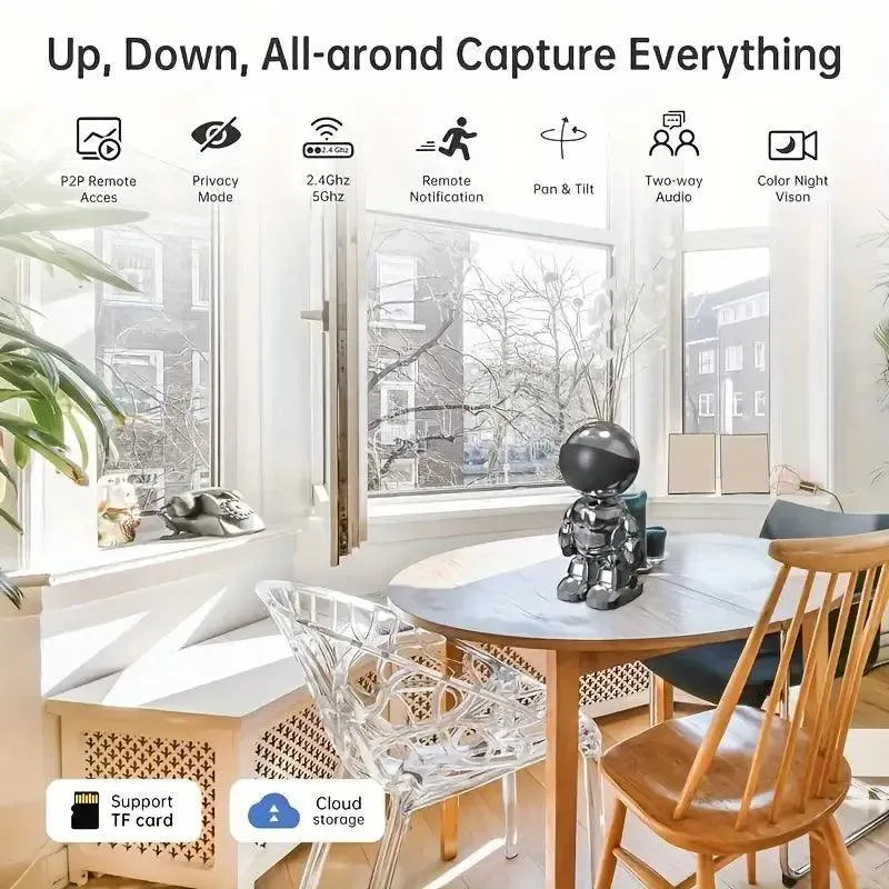 Astronaut Robot Pet Home Camera - Bear Hugs