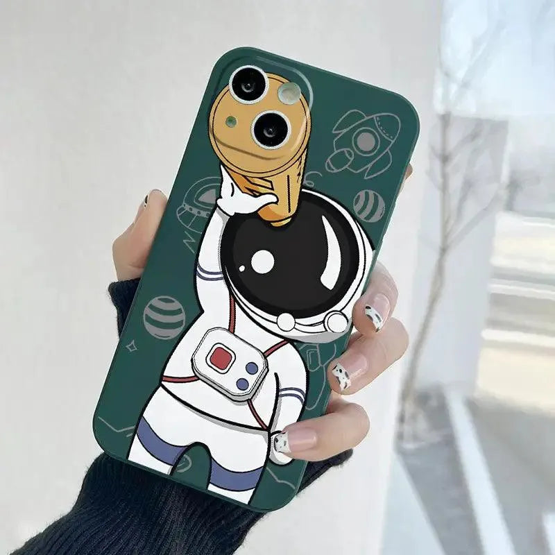 Astronaut Telescope Case (For iPhone) - Bear Hugs