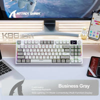 Attack Shark K86 Wireless Mechanical Keyboard - Bear Hugs