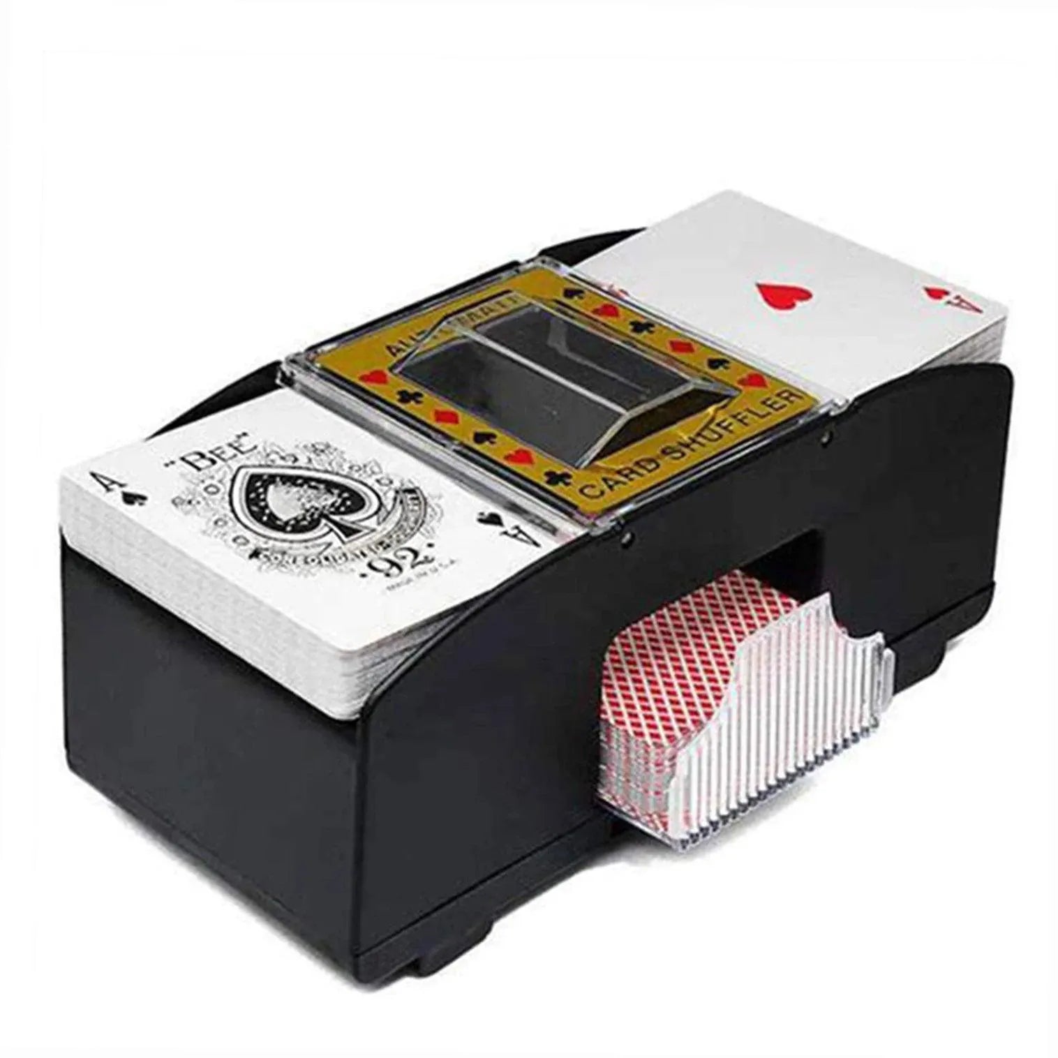 Automatic Portable Card Shuffler - Bear Hugs