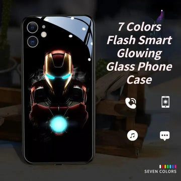 Avengers Glow Smart LED Cover (For iPhone) - Bear Hugs