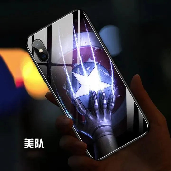 Avengers Glow Smart LED Cover (For iPhone) - Bear Hugs