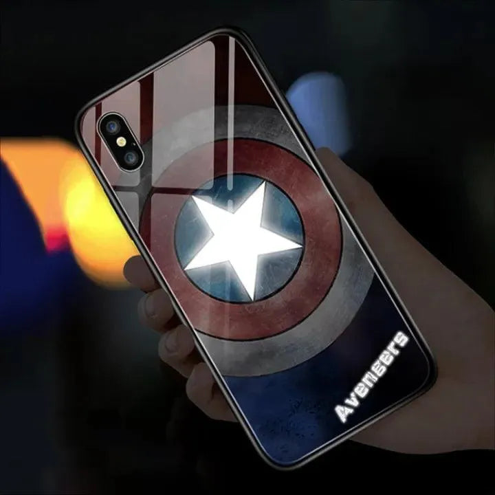 Avengers Glow Smart LED Cover (For iPhone) - Bear Hugs