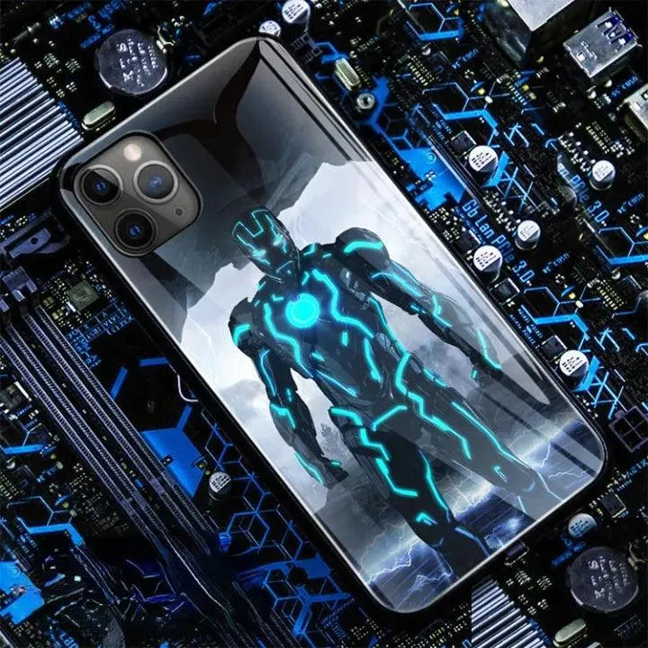 Avengers Glow Smart LED Cover (For iPhone) - Bear Hugs