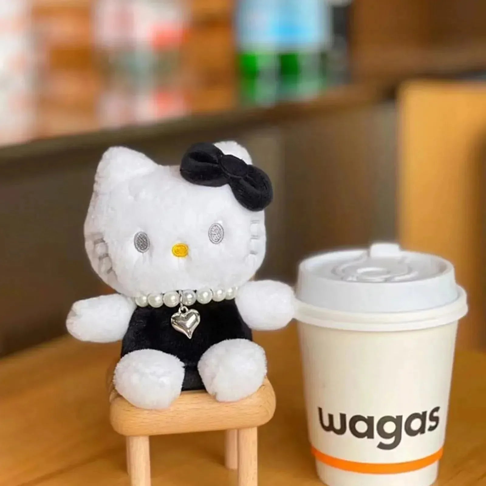 Hello Kitty Color Cuddles Plush Keychain