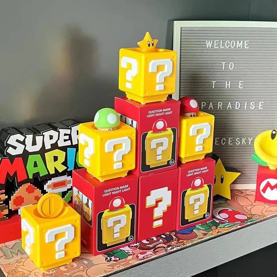 Super Mario Interactive Block Lamp