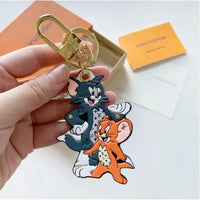 Monogram T&J Mischief Makers Keychain