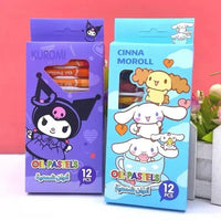 Sanrio Silky Oil Pastel Color Box (18 Pcs)