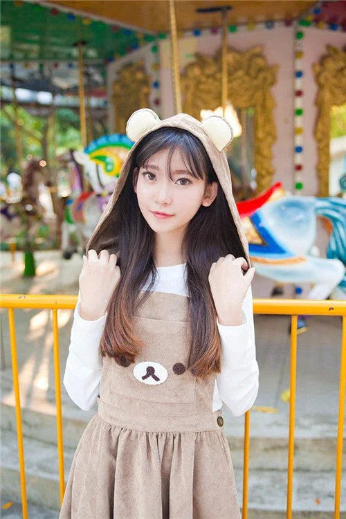 Baby Bear Romper Dress - Bear Hugs