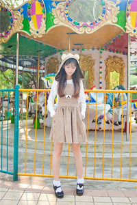 Baby Bear Romper Dress - Bear Hugs